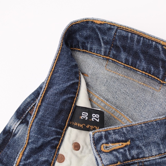 Nudie Jeans Brute Knut - Blue Hike W30/ L28 - Picture 12 of 13